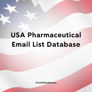 USA Pharmaceutical Email List Database