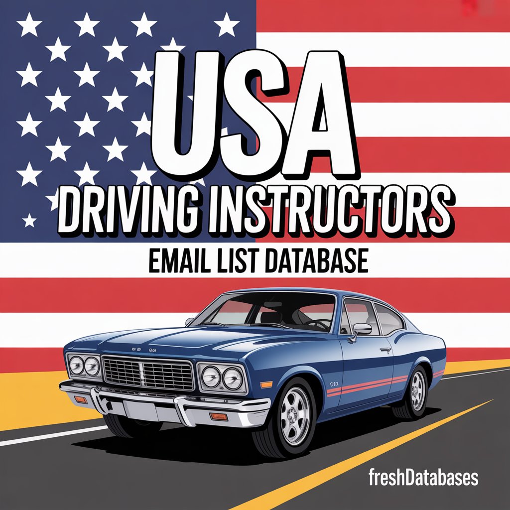 USA Driving Instructors Email List Database