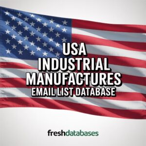 USA Industrial Manufactures Email List Database