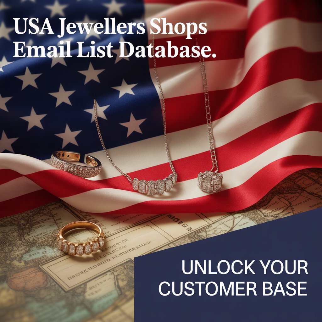 USA Jewellers Shops Email List Database