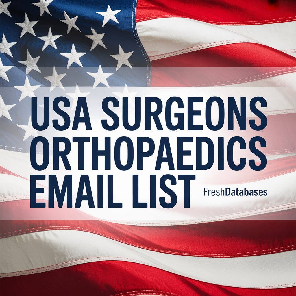 USA Surgeons Orthopaedics Email List
