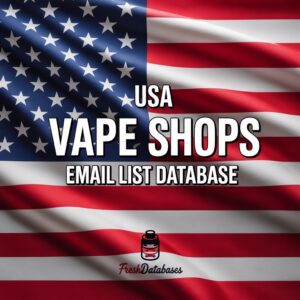 USA Vape Shops Email List Database